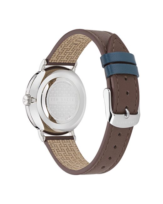 Ted Baker Metallic Precision Quartz Analogue Watch for men