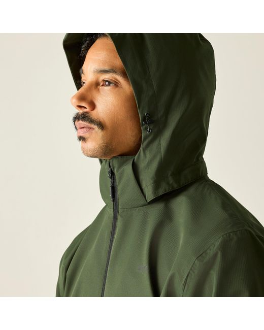 Regatta Green Oakhowe Waterproof Isotex Jacket for men