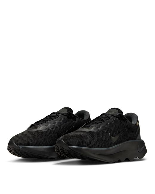 Nike Black Motiva Gore-Tex Weatherized Road Running Shoes Training