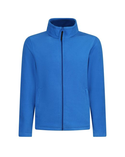 Regatta Blue Micro Full-Zip Fleece for men