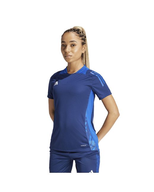 Adidas Blue Tiro24 C Trjerseyw T-Shirt
