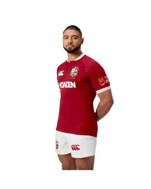 Canterbury Red British & Irish Lions 2025 Authentic Shirt for men