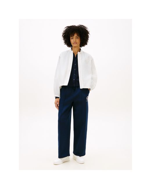 Tommy Hilfiger Blue Closed Hem Fleece Joggers