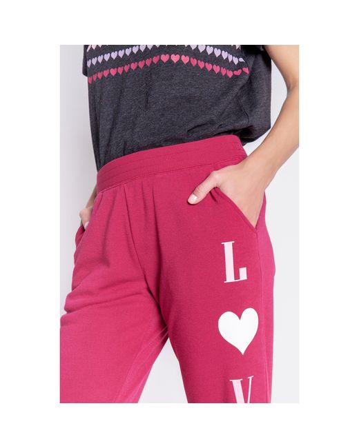 Pj Salvage Pink Loved Pants