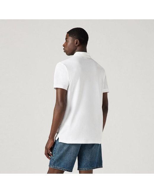 Levi's White Hm Polo for men