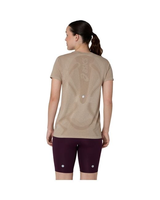 Asics Multicolor Road Seamless Ss Top Running