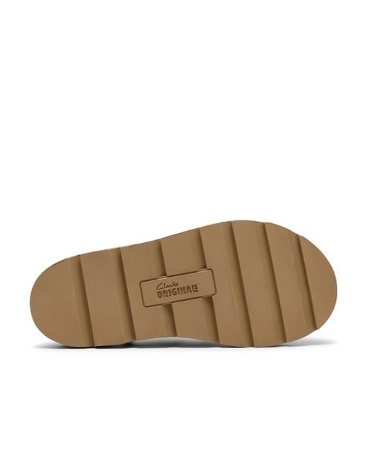 Clarks Brown Flat Sandals
