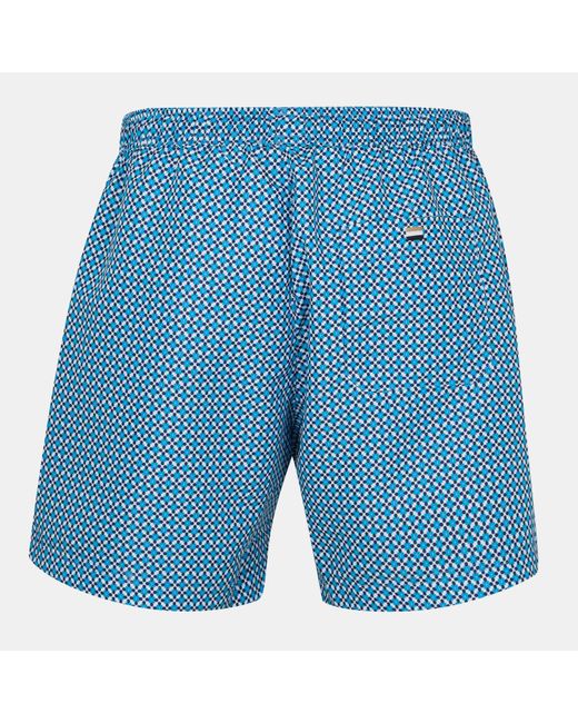 Boss Blue Vibe Quick Drying Mesh Lined Swim Shorts for men