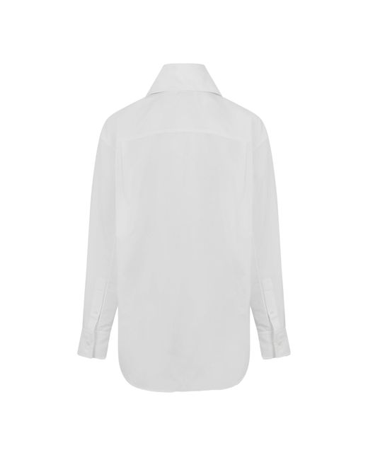 McQueen White Popeline Shirt