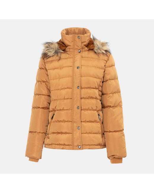 I Saw It First Orange Isif Detachable Hood Fur Trim Sherpa Lined Parka