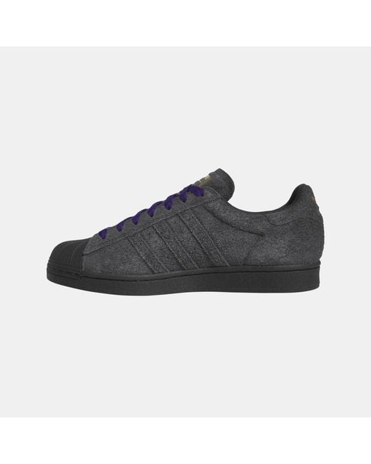 Adidas Originals Black Superstar Adv Shoes for men