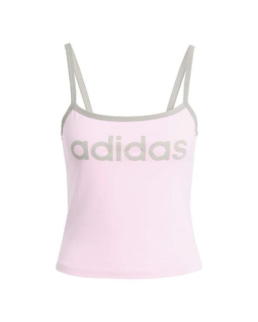 Adidas Originals Pink Adidas Orig Tank Top Ld64