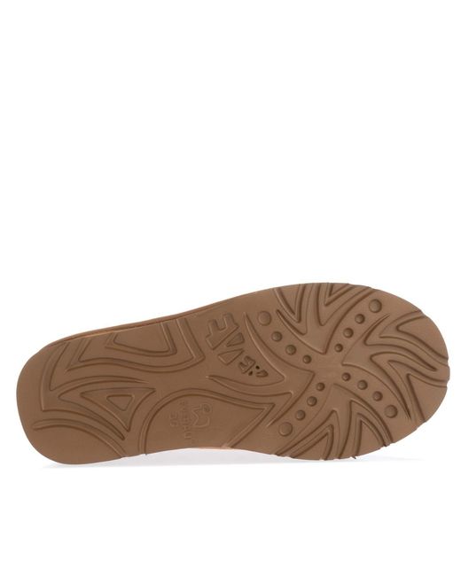 EVER AU Brown Wigeon Leather Slippers