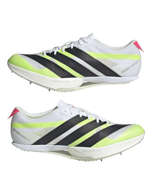 Adidas Green Adizero Prime Running Spikes for men