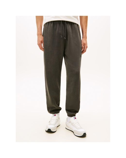 Tommy Hilfiger Green New Classic Closed Hem Fleece Joggers for men