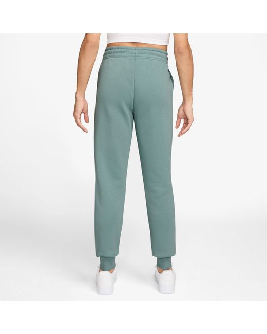 Nike Blue Sportswear Phoenix Fleece Mid-Rise Sweatpants