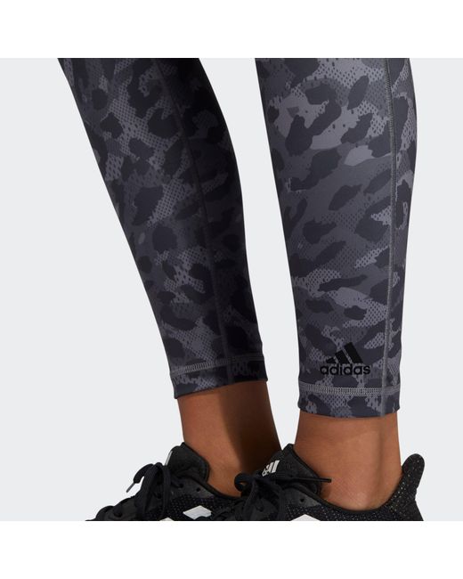 Adidas Blue Believe This Graphic Long Leggings