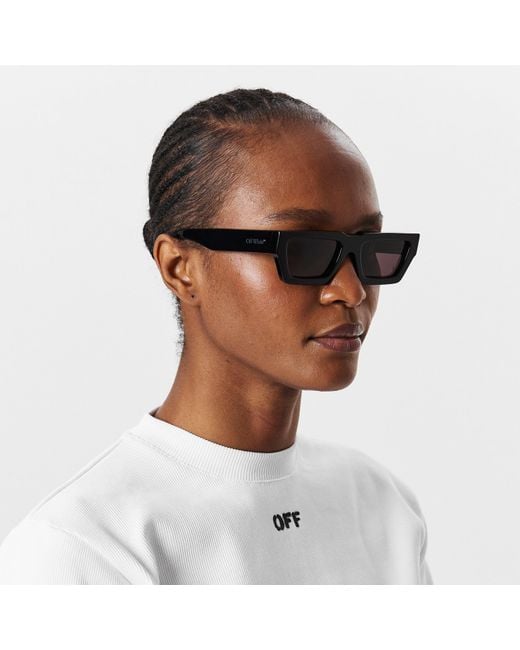 Off-White c/o Virgil Abloh Multicolor Manchester Sun Rectangle Sunglasses