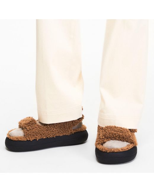 Moon Boot Brown Mn Bt Shearling Sndl Ld61