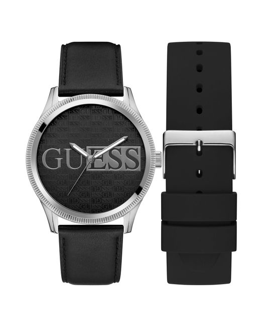 Guess Black Analogue Quartz Watch for men