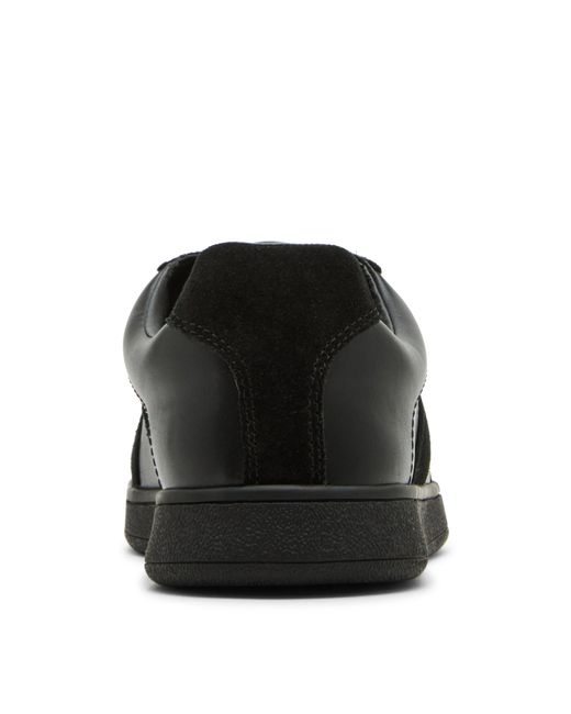 Steve Madden Black Waltor Court Low-Top Trainers for men