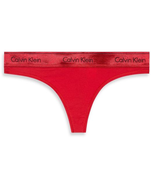 Calvin Klein Red Thongs