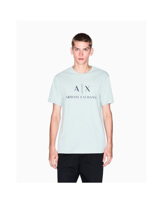 ARMANI EXCHANGE White Logo T-Shirt for men