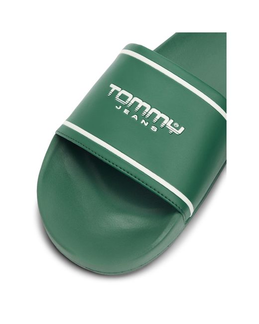 Tommy Hilfiger Green Slider Slippers for men