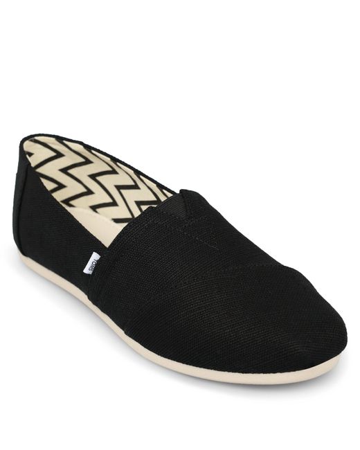 TOMS Black Wide Alpargata Shoes