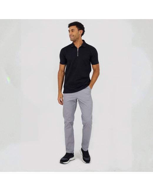 Brave Soul Black Short Sleeve Polo Shirt for men