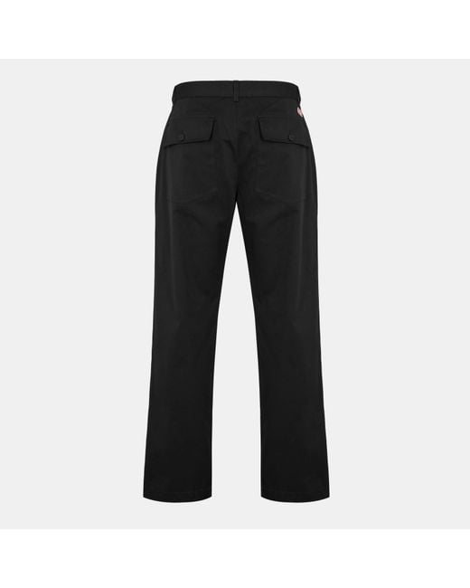 Casablanca Black Relax Wide Leg Trousers for men