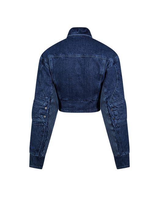 Off-White c/o Virgil Abloh Blue Oversize Denim Jacket