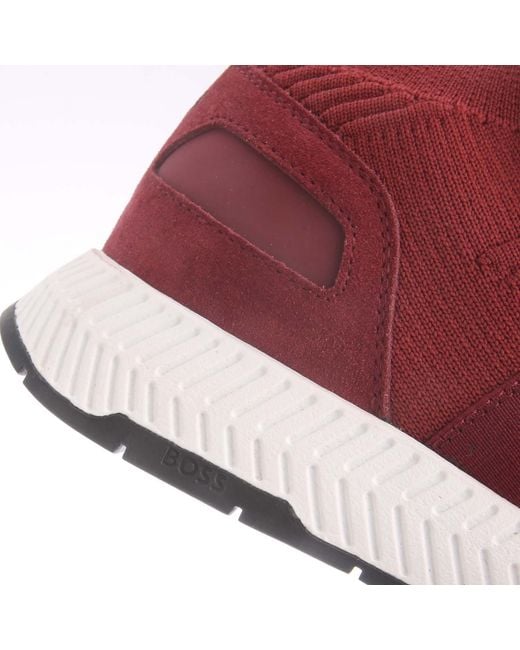 Boss Red Titanium Running Trainers for men
