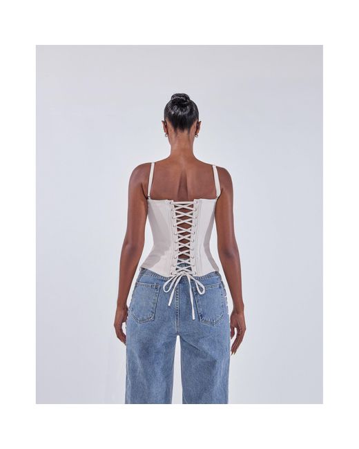 Mars the Label White Everly Corset