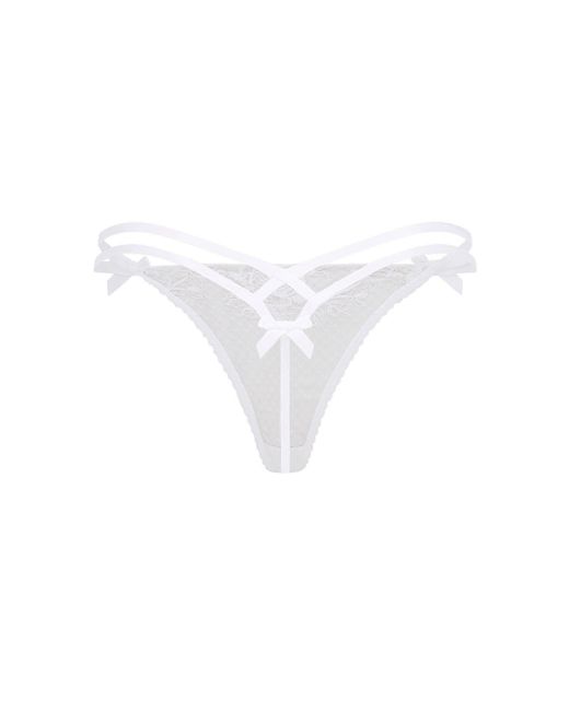 Agent Provocateur White Rosia Thong