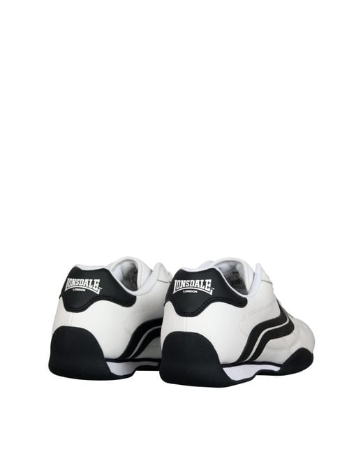 Lonsdale White Camden Trainers for men