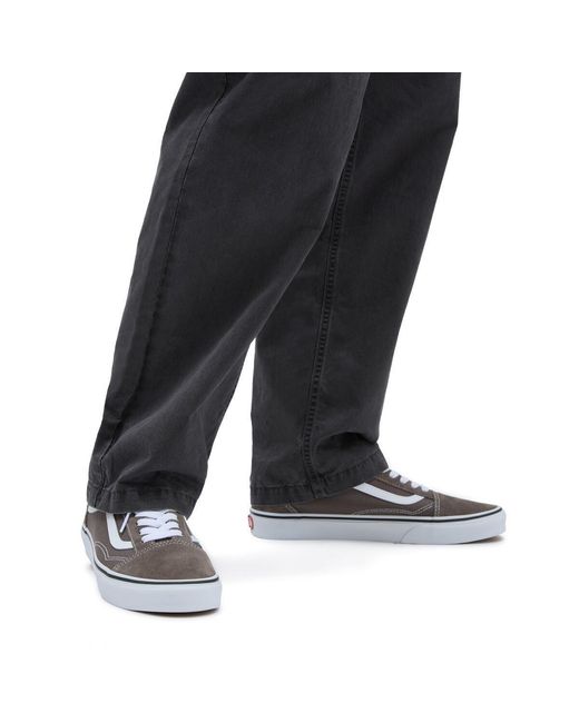 Vans Gray Old Skool Canvas Low Top for men