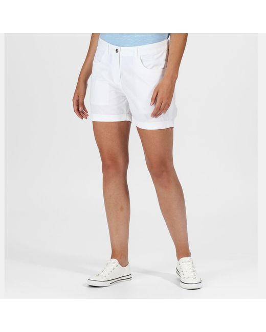 Regatta White Pemma Shorts