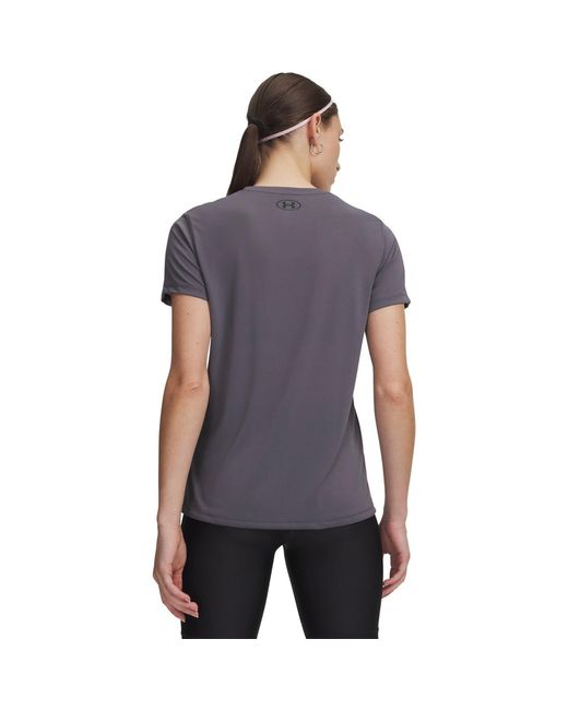 Under Armour Gray Tech V-Neck Short Sleeve