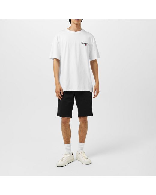 Tommy Hilfiger Black Chino Shorts for men