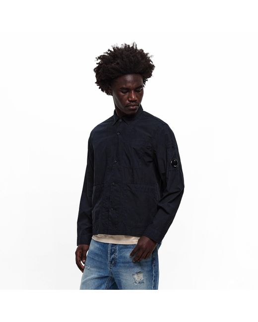 C P Company Blue Overshirt for men