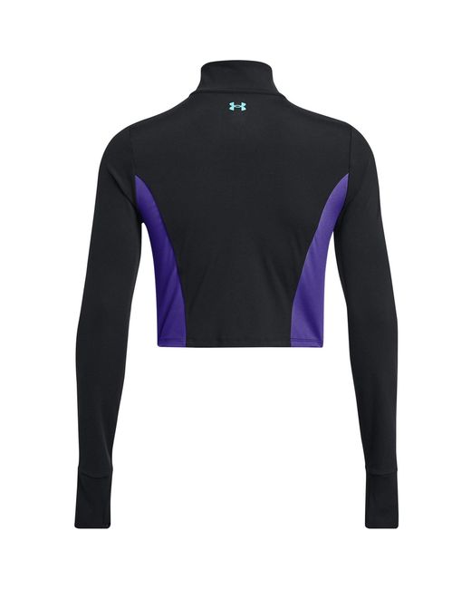 Under Armour Blue Project Rock Cropped Gym Jacket