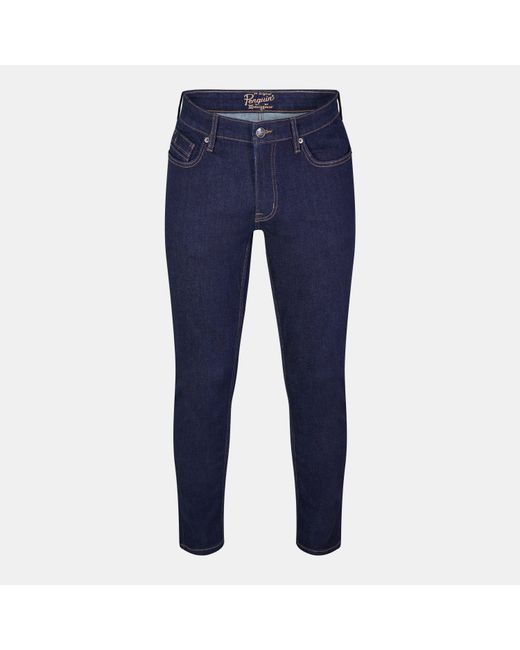 Original Penguin Blue Rinse Straight Leg Jeans for men