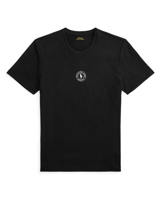 Polo Ralph Lauren Black Puck Logo T-Shirt for men