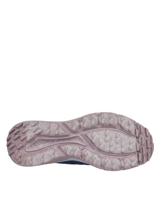 Skechers Blue Mesh Quarter Overlay Low Top Slip On Trainers