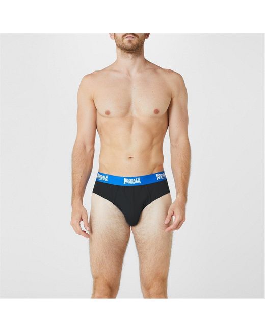 Lonsdale Blue 2Pk Brief for men