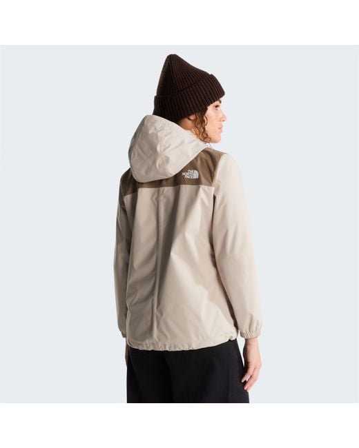 The North Face Natural Antora Dryvent Hooded Long Sleeve Waterproof Jacket