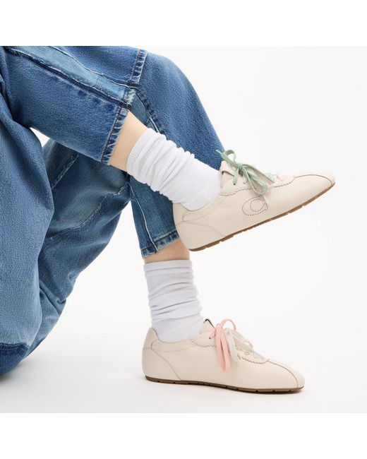 COACH Blue Soft Trainer Low-Top Trainers