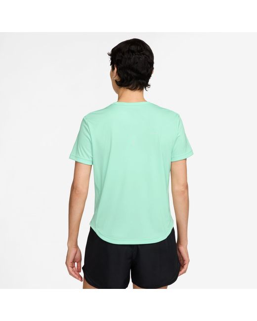 Nike Green Tempo Dri-Fit Short-Sleeve Running Top