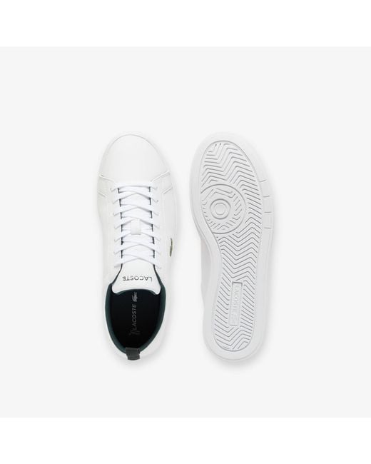 Lacoste S Carnabase Trainers White/green 9 for men